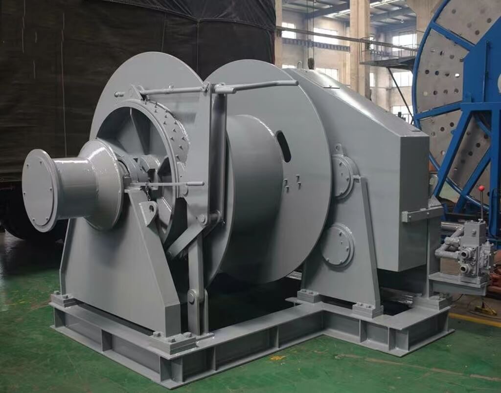 20T hydraulic winch sent to Guangzhou Huangpu shipyard